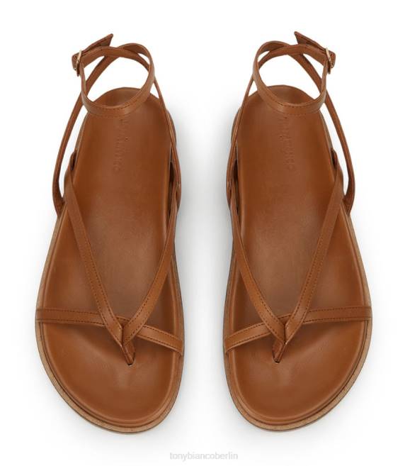Sandalen| de Tony Bianco Frauen Lucie-Sandalen hellbraunes Nappaleder 4624627